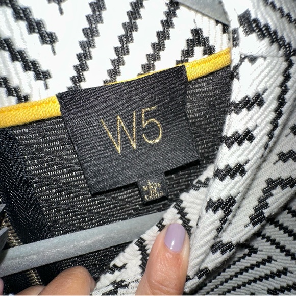 Anthropologie W5 Monochrome Geometric Shirt - Picture 4 of 7